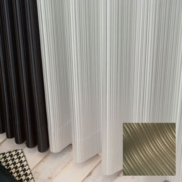 北欧デザインオーダーカーテンのAD1116（コリン）カーキ