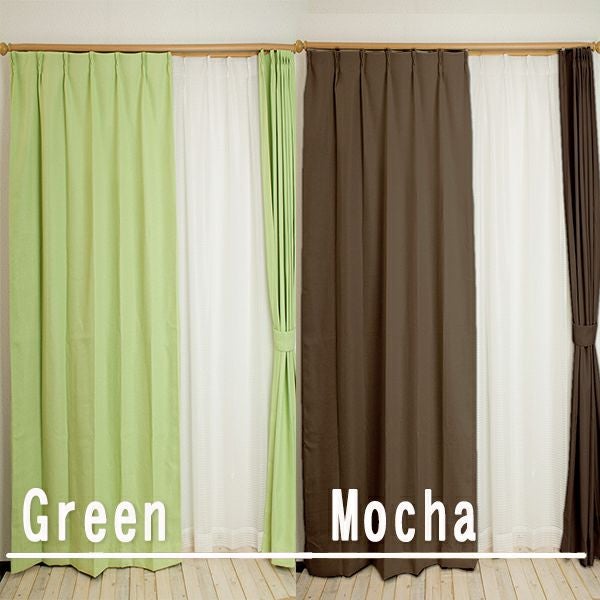  1級遮光・遮熱既製カーテン　「コルト」　幅100cmｘ丈178cm(2枚入り)のカラー画像02