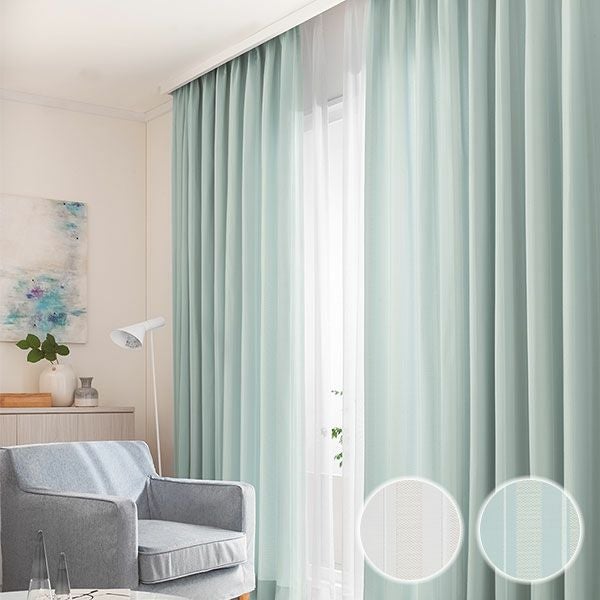  防炎オーダーカーテン 「BE6061-6062」 ソフトカラー ストライプのサムネイル画像