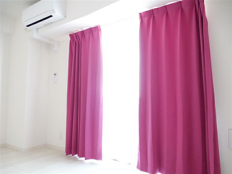 既製 カーテン レースセット　「ビビットP」　遮光　幅100cmｘ丈185cm(4枚入り)のイメージ画像01