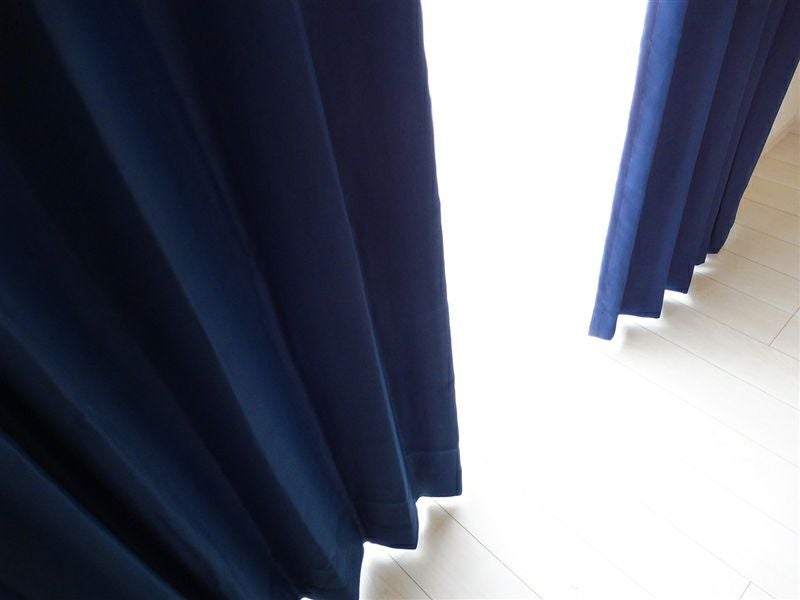 既製 カーテン レースセット　「ビビットNV」　遮光　幅100cmｘ丈132cm(4枚入り)のイメージ画像02