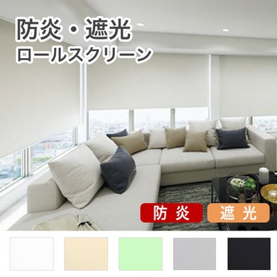 防炎遮光ロールスクリーンのサムネイル画像