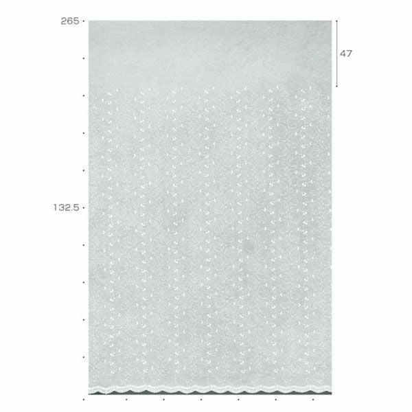 オーダーレース（絵羽柄）カーテン 「BE1699」のリピート